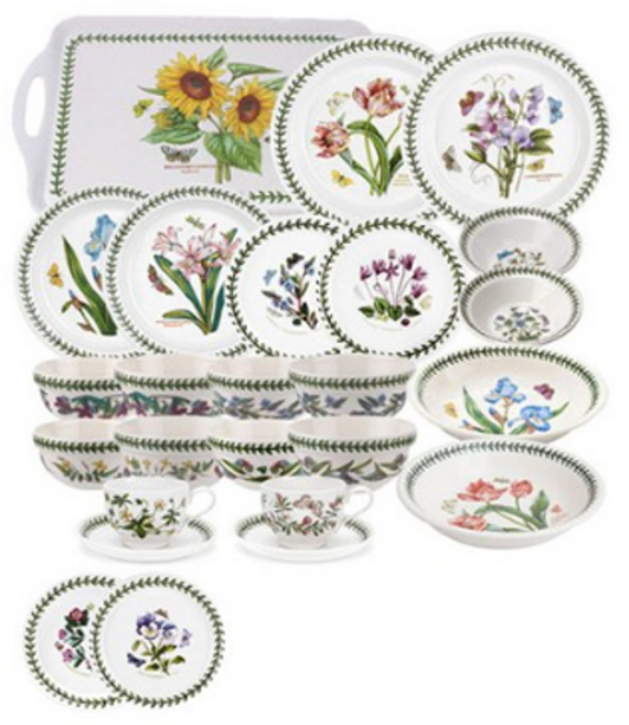 포트메리온 보타닉가든 4인 식기세트 A 25p, 랜덤발송, 식기9종, 25개