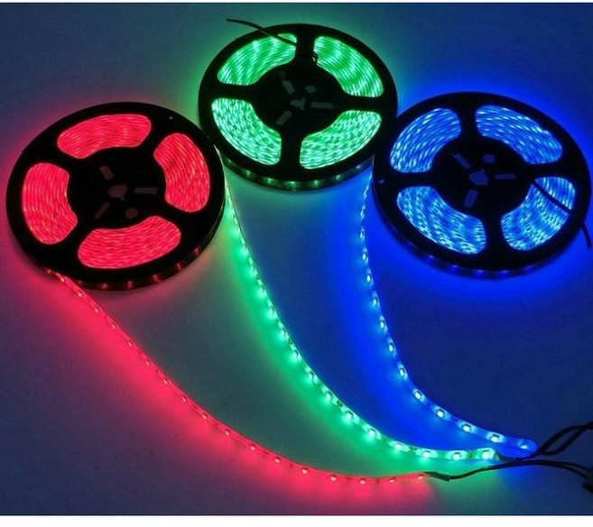 24V 5M 플렉서블LED바 (RGB컬러)/실리콘LED 생활방수LED 5050LED 휘어지는엘이디바 튜브LED 줄LED RGB컬러색변환 간접등 LED스트립, 24V 5M RGB컬러