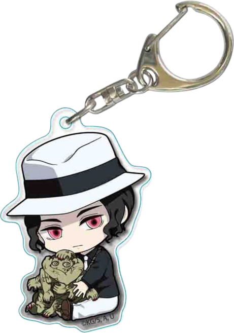 <귀멸의 칼날> 캐릭터 아크릴 키링/키체인/열쇠고리 허깅SD 14종, G-003634. 키부츠지 무잔, G-003634. 키부츠지 무잔