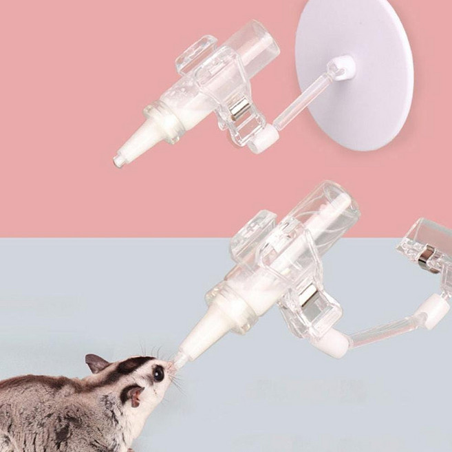 금비가 젖병 거치대 세트 소동물급수기, 클립형 2종세트