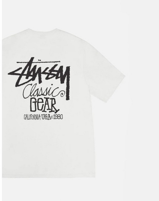 스트릿 감성 폭발! 지금 가장 핫한 스투시 그래픽 티셔츠CLASSIC GEAR TEE PIGMENT DYED!!요즘 인스타에서 자주 보이는 바로 그 티셔츠! 지금 아니면 품절!