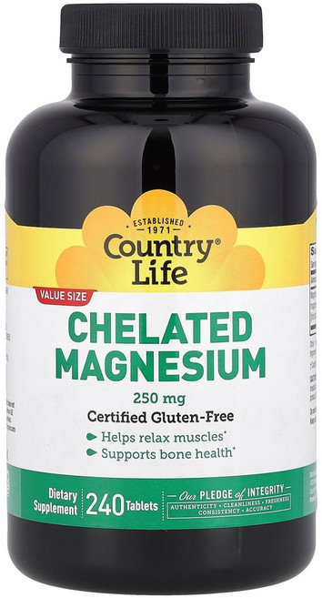 컨트리라이프 킬레이트화 마그네슘 250mg 240정, 1개