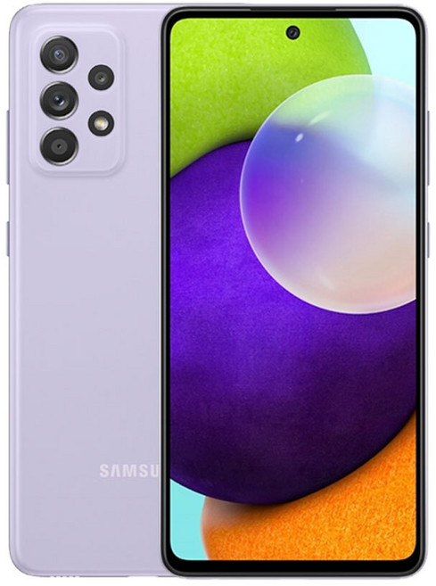 자급제폰 공기계 전용케이스 무료 증정 갤럭시 A52S 5G 128G SM-A528N, 어썸블랙, 128GB
