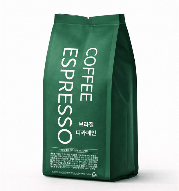 커피에스프레소 브라질 디카페인 원두커피, 250g, 1개, 홀빈(분쇄안함)