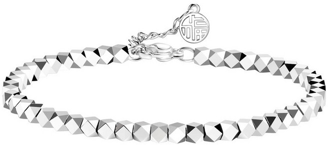 노리모아 925 실버 은도금 여성 팔찌 트렌디 디자인