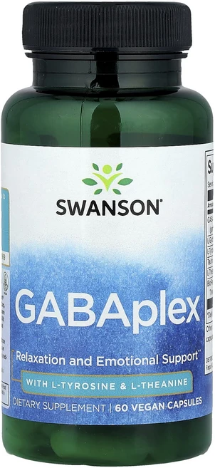 Swanson GABAplex l-티로신 및 l-테아닌 베지 캡슐 60정, SwansonGABAplexl-티로신및l-테아닌베지캡, 1개 - 쿠팡
