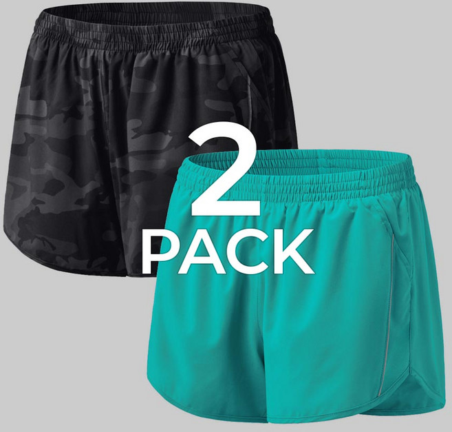 애슬리오 트레이닝 러닝 반바지 2팩 AO-CFS20