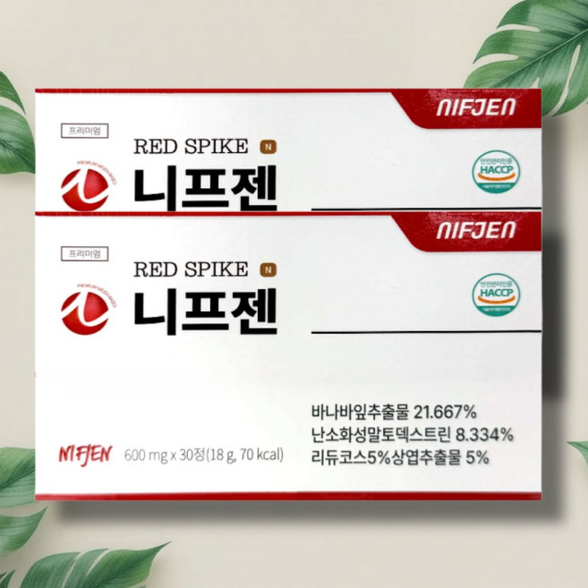 니프젠 스파이크 프리미엄 효능 니프젠 혈당 스파이크, 2개
