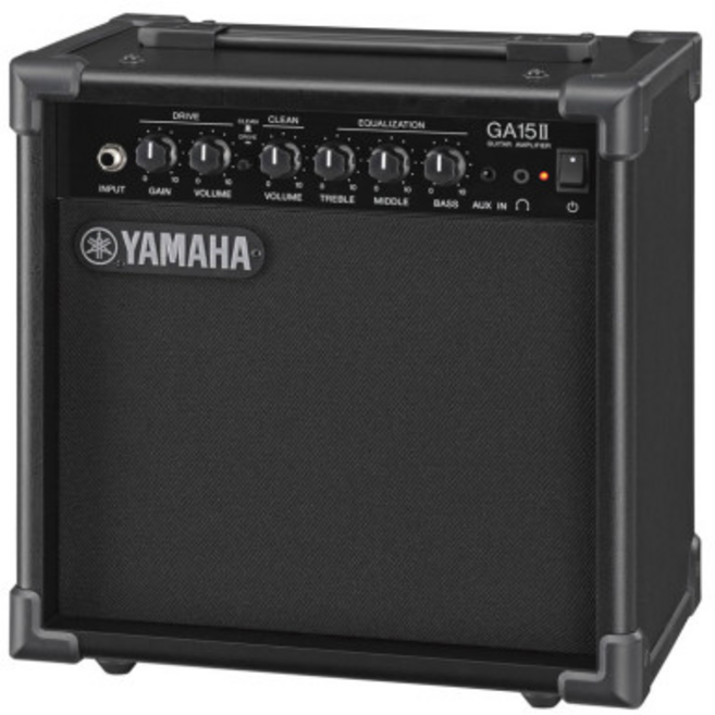 YAMAHA 야마하 엠프 GA15 일렉기타엠프 EQ장착, 1개