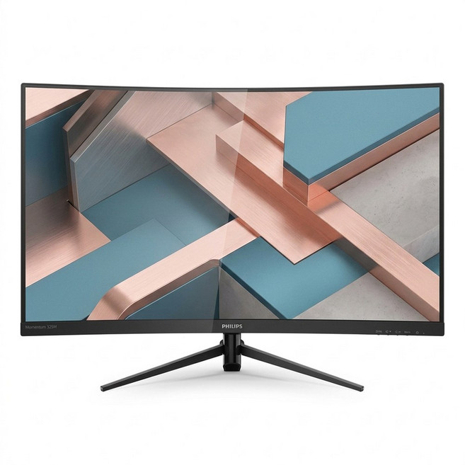 중고 필립스 325M8 QHD 144Hz 32인치 게이밍 커브드 모니터 HDMI DP 지원