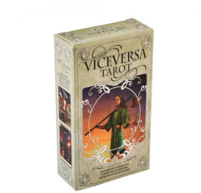 400 스타일 타로 카드 오라클 골든 아르누보 그린, 1개