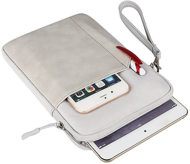 Apple 아이패드 갤럭시탭A 10.1 테블릿 미니 프로 에어 11 가방 파우치, 그레이