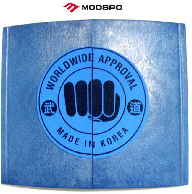 SG 무스포 조립식 벽돌 기와 송판 태권도 격파판, 조립식기와-중급 파랑