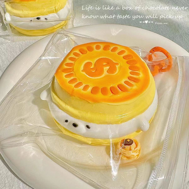 OKYAIOS 코인 강아지 말랑이 스트레스볼, 2개