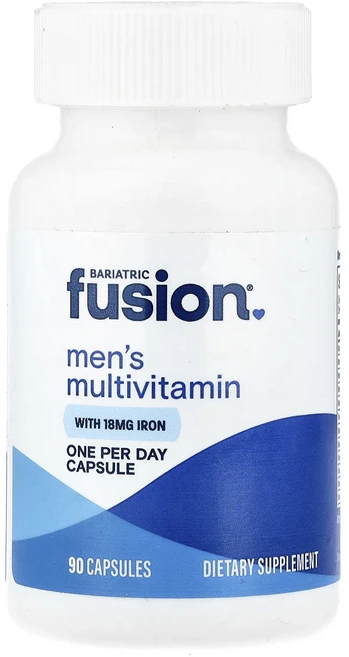 단백질 비타민 철분 마그내슘 칼슘 Bariatric Fusion 남성용 종합비타민 철분 함유 캡슐 90정 고루고루섭취해주세요, BariatricFusion남성용종합비타민철분함유캡슐9, 1개 - 쿠팡