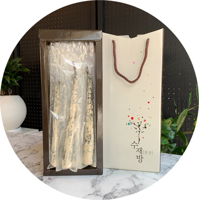 수재방 도라지정과 선물세트-500g / 실속형 콩고물도라지정과 오리지널도라지정과, 500g, 500g, 1개