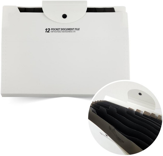 아이비스 12포켓 도큐먼트 파일, 아이보리, 2개