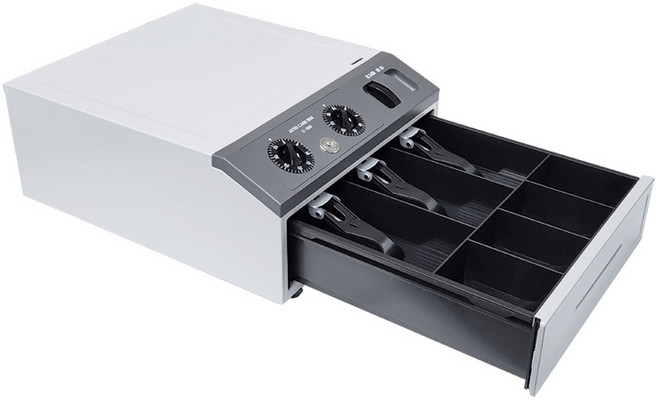 범일금고 C-305 매장 카운터용 금고 슬라이딩 금전함 돈통, 아이보리