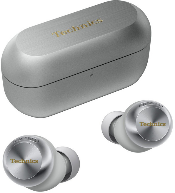 Technics EAH-AZ100 真無線藍牙耳機，磁流體驅動單元，降噪, 銀色, AZ100-S