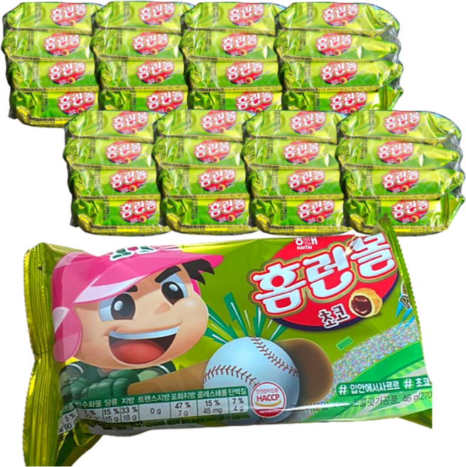 프리미엄 과자 홈런볼 초코, 41g, 32개