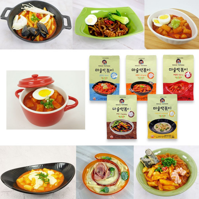 마술떡볶이 5종 까르보나라, 1개, 358g