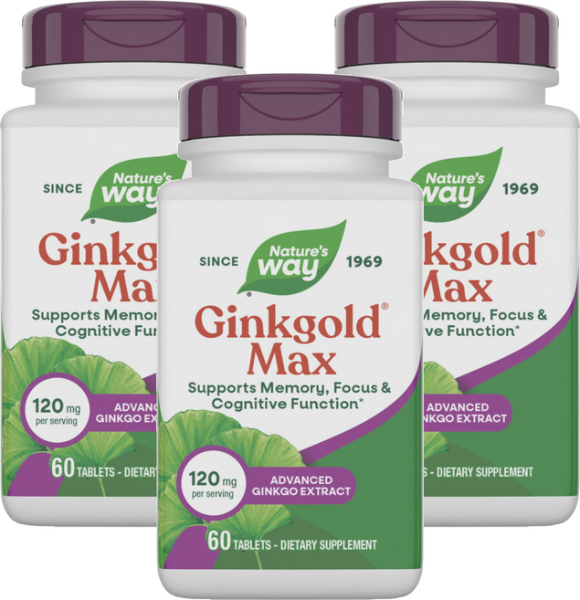 네이쳐스웨이 징크골드 맥스 120mg 타블렛, 60정, 3개