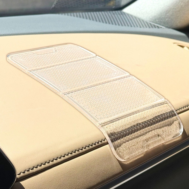 올지 3D 논슬립 실리콘 패드 미끄럼방지, 투명, 1개