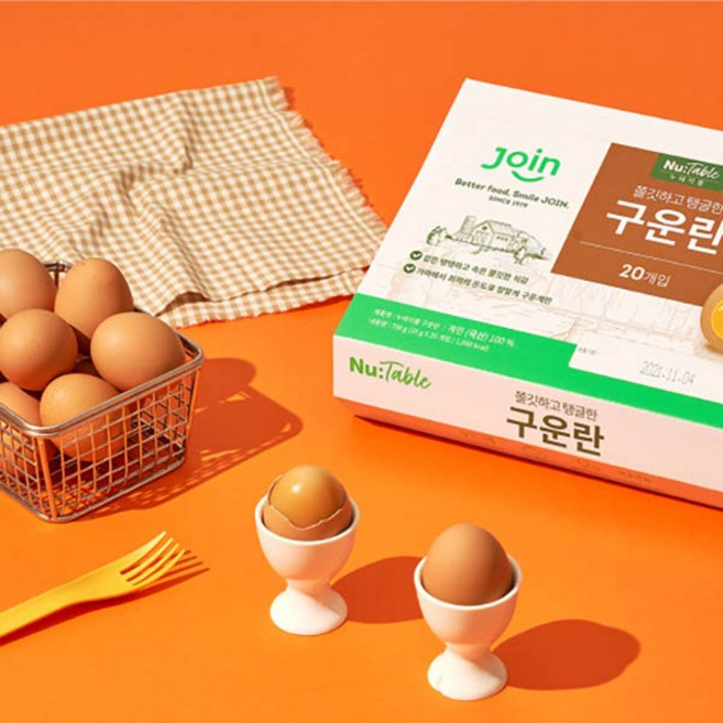 쫄깃 탱글 구운란 구운 계란 20구, 1박스