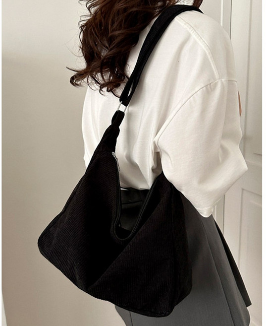 켈시미 여성 슬링백 코듀로이 골덴 에코백 골덴-슬링백 여성 크로스백