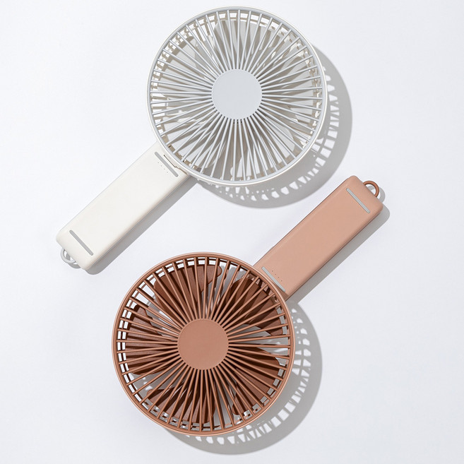 [1+1특가상품] 빅팬 선풍기 탁상용 휴대용 대형 폴더블 저소음 4400mAh 무선 손풍기 시원한 핸디 여행용 선풍기, 클래식화이트+화이트