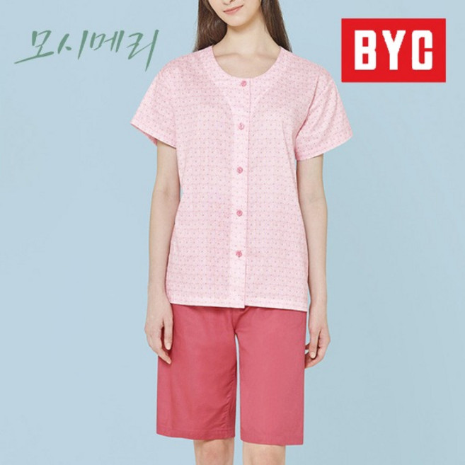 BYC 모시메리 여성 스페셜 홈웨어 상하세트 ECF5526