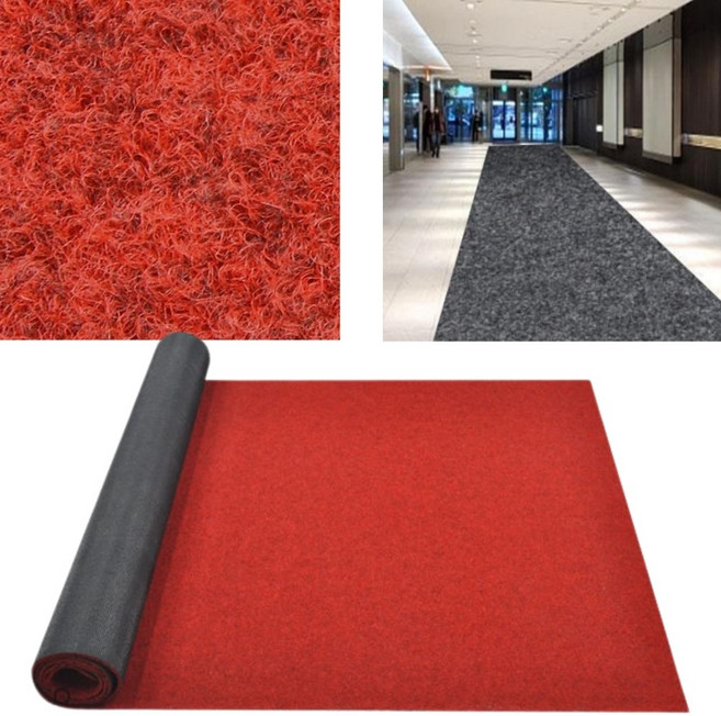 미끄럼방지 실외카페트 전시장 행사용매트 롤 레드카펫