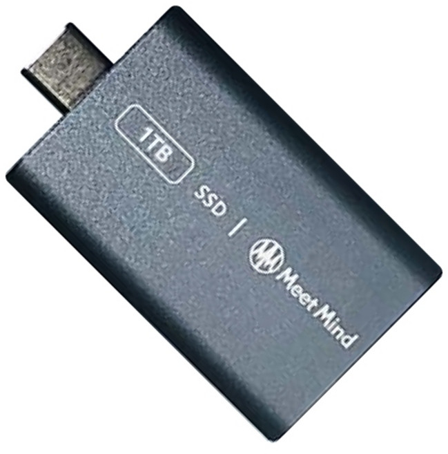 Meet Mind SSD Mini 固態行動碟 1TB Type-C 隨插即用, 灰色