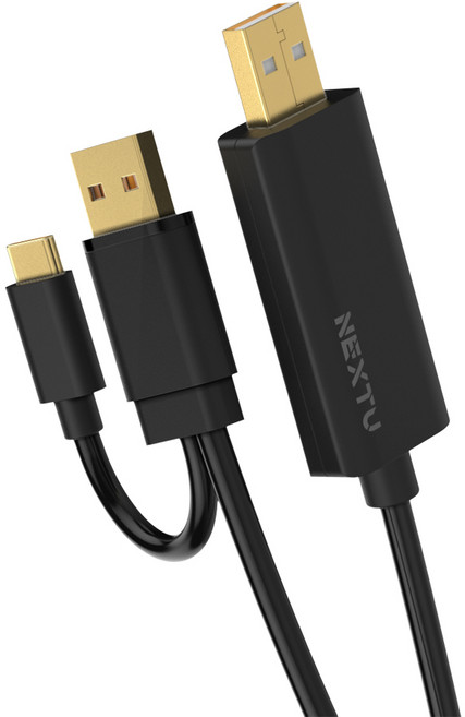넥스트유 크라핑 184KMU2C 데이터공유 USB 링크 KM케이블 (2대의 PC 공유), 1개