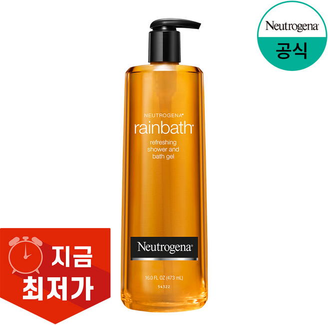 뉴트로지나 레인바스 바디워시 시나몬 엠버 향, 1개, 473ml