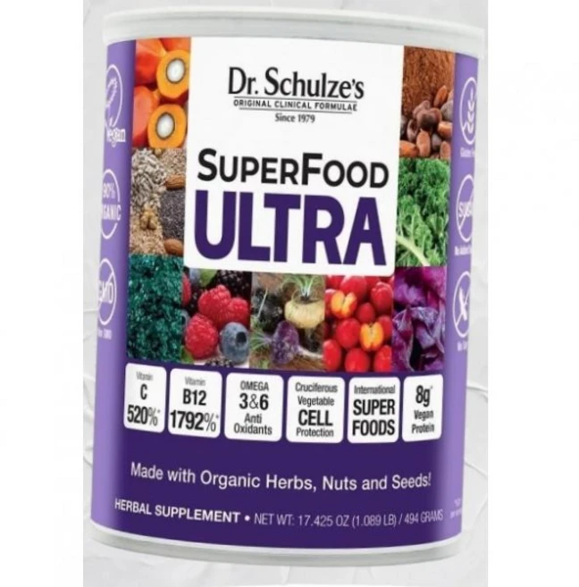 닥터 슐츠의 슈퍼푸드 울트라 유기농 파우더 비타민B 복합체 비타민C 에너지 증진 피트니스 도움 미주 출고 D, 닥터 슐츠의 슈퍼푸드 울트라 유기농 파우더 비타민B 복 - 쿠팡
