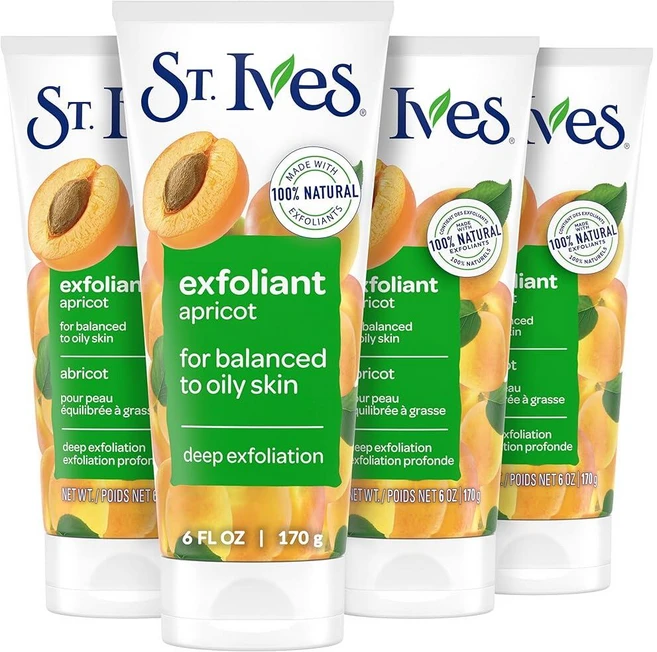 세인트 Ives 프레시 스킨 페이스 스크럽 건강한 피부용 살구 각질 제거 워시 100% 천연 제거제 170g ., 세인트 Ives 프레시 스킨 페이스 스크럽, 건강한 피 - 쿠팡