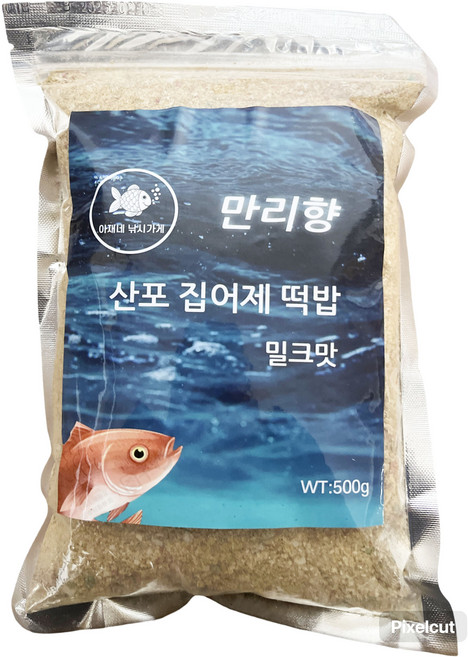 만리향 대용량 집어제 산포 떡밥 500g 밀크맛, 1개