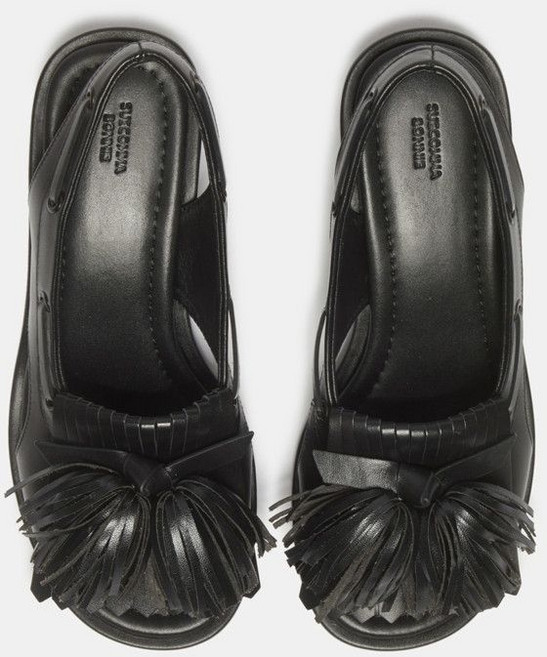 9위 - 슈콤마보니 Pompom heel sandal(black) 샌들