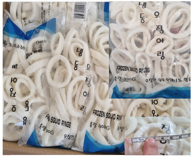 냉동 오징어링 탈피 400g 오징어튀김 오징어볶음, 1개
