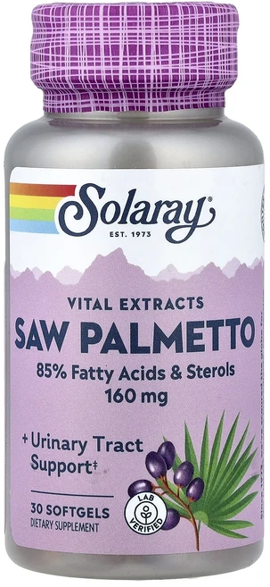 Solaray 바이탈 추출물 쏘팔메토 추출물 160mg 소프트젤 30정, Solaray바이탈추출물쏘팔메토추출물160mg소프트젤3, 1개 - 쿠팡