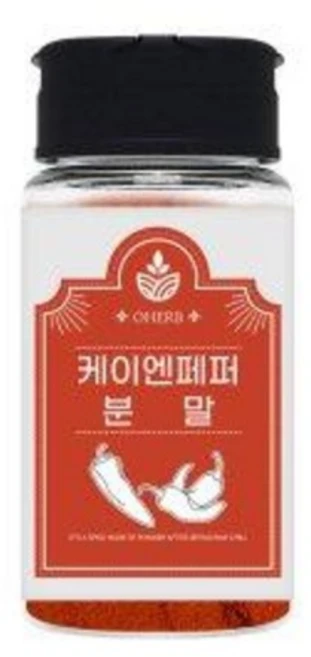 케이엔페퍼 60g 카이엔페퍼 카옌페퍼, 1개 - 쿠팡