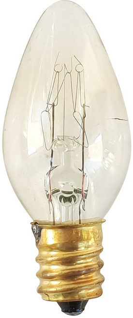 E12 고추전구 10W 백열전구 연등전구, 4개, 전구색