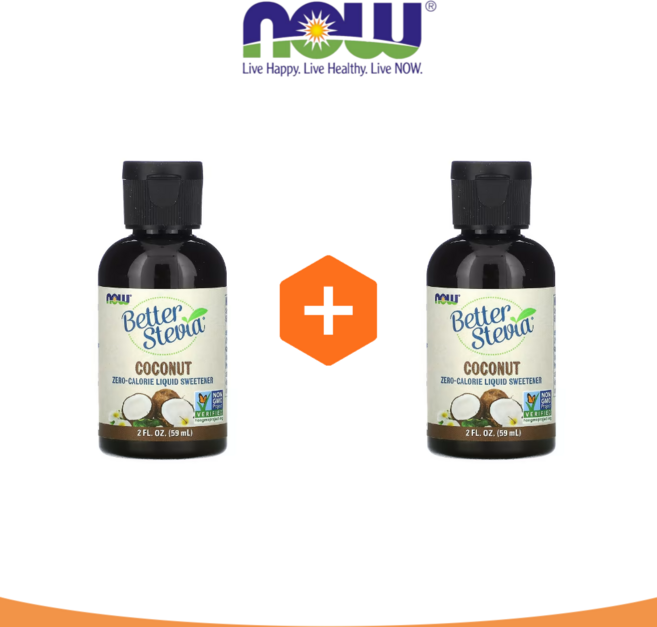 나우푸드 액상 스테비아 제로칼로리 감미료 59ml 코코넛맛 스위트너 2세트