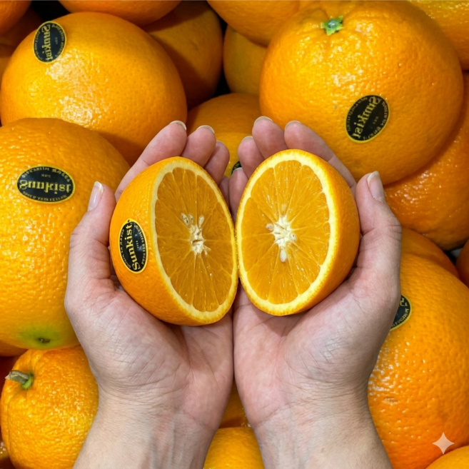 (EVO) [로켓신선] 미국산 고당도 블랙라벨 오렌지 1kg 3kg 5kg 대과 선별 정품, 1개