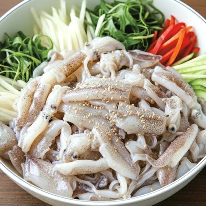 생물 호래기 횟감 호래기 회 산지직송 띵작상점, 1개, 500g (65~85미내외)