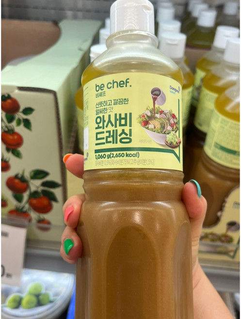 비셰프 와사비 드레싱 1060g 코스트코, 코스트코 비셰프 신선하고 깔끔한 와사비 드레싱 1060, 1.06kg, 1개