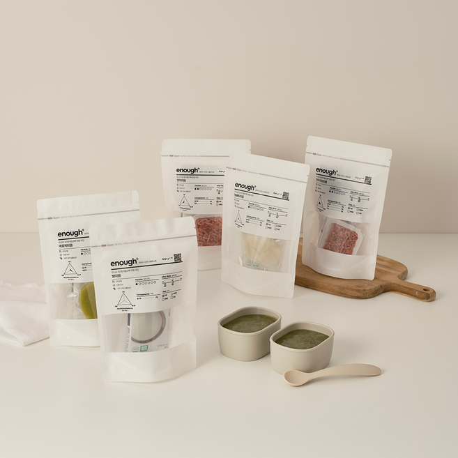 이너프 1단계 초기 B세트 이유식 밀키트 미음 국내산 (5팩/10끼니) 소고기 야채 큐브, 1세트, 250g, B세트 (5팩구성)