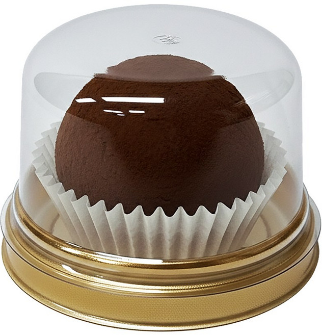 화과자 케이스 1구 원형 두쫀쿠용기 1박스(600개) 뚜껑포함