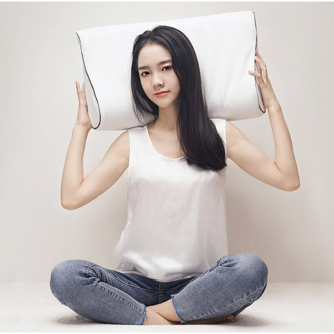 경추베개 메모리폼 낮은 수면 숙면 꿀잠 기능성 일자 베개, 1개